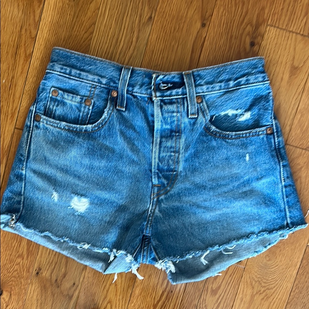 Levi’s 501 Denim Blue Women's Shorts